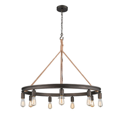 Chatham 9 Light Chandelier -  - Golden Lighting