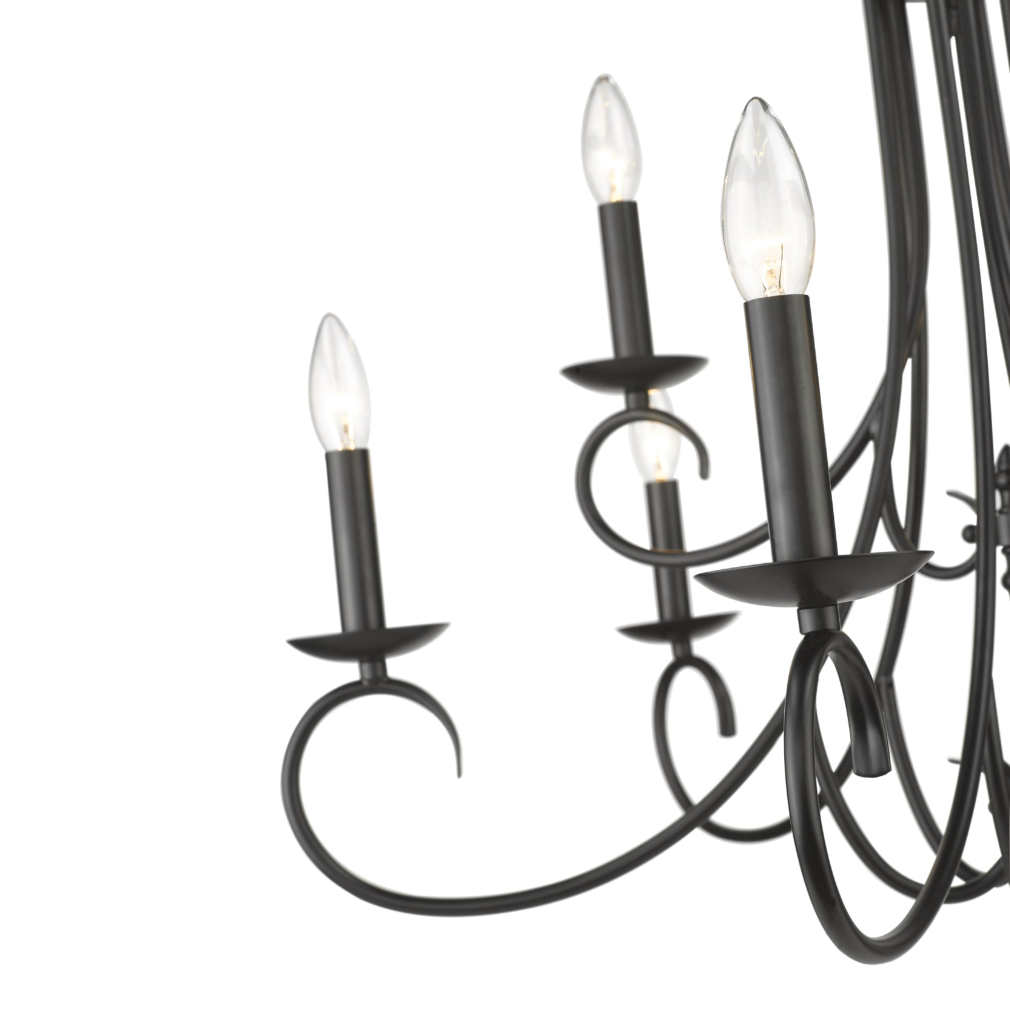 Homestead 2 Tier - 9 Light Candelabra Chandelier -  - Golden Lighting