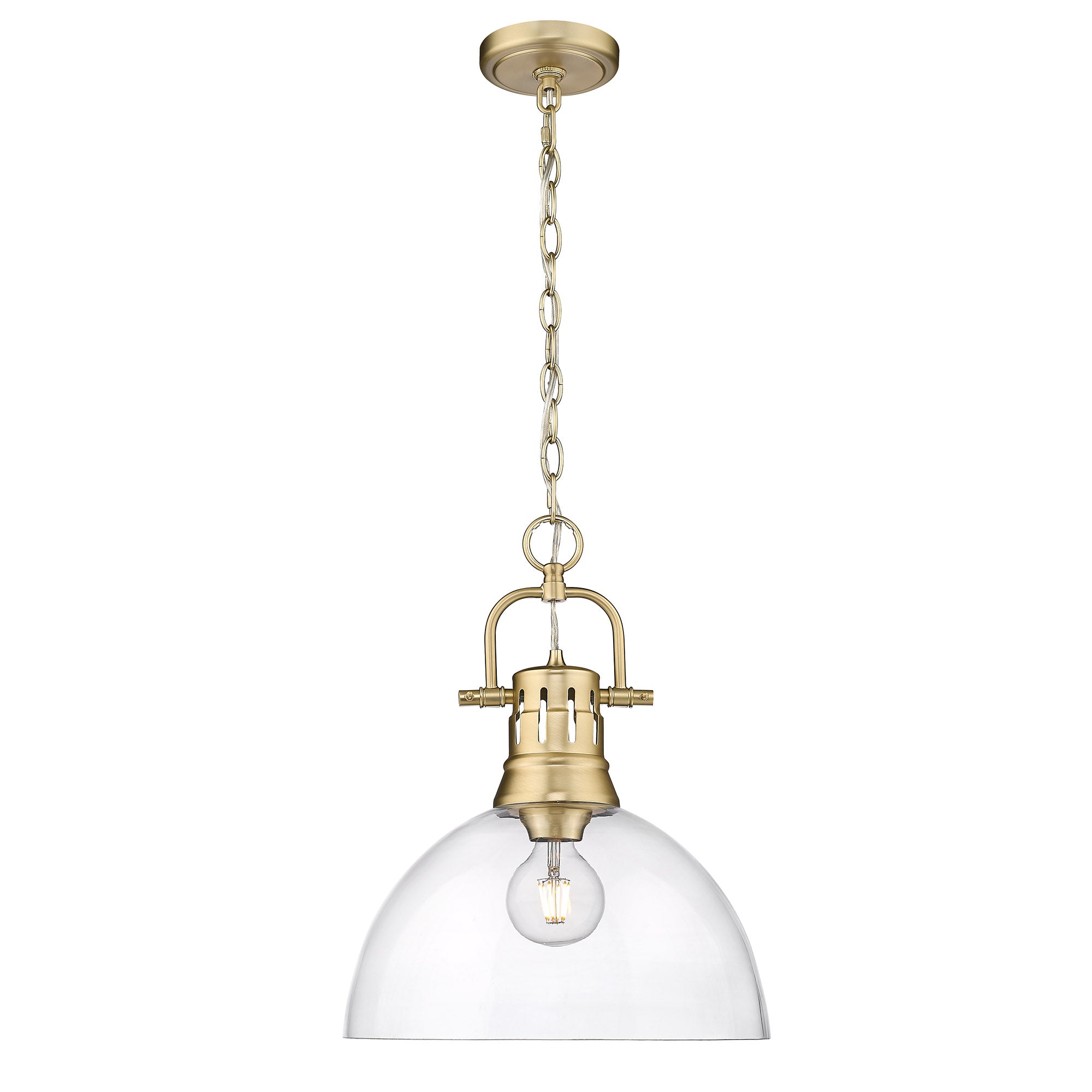 Duncan 1 Light Pendant with Chain -  - Golden Lighting