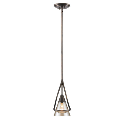 Olympia Mini Pendant - Burnt Sienna - Golden Lighting