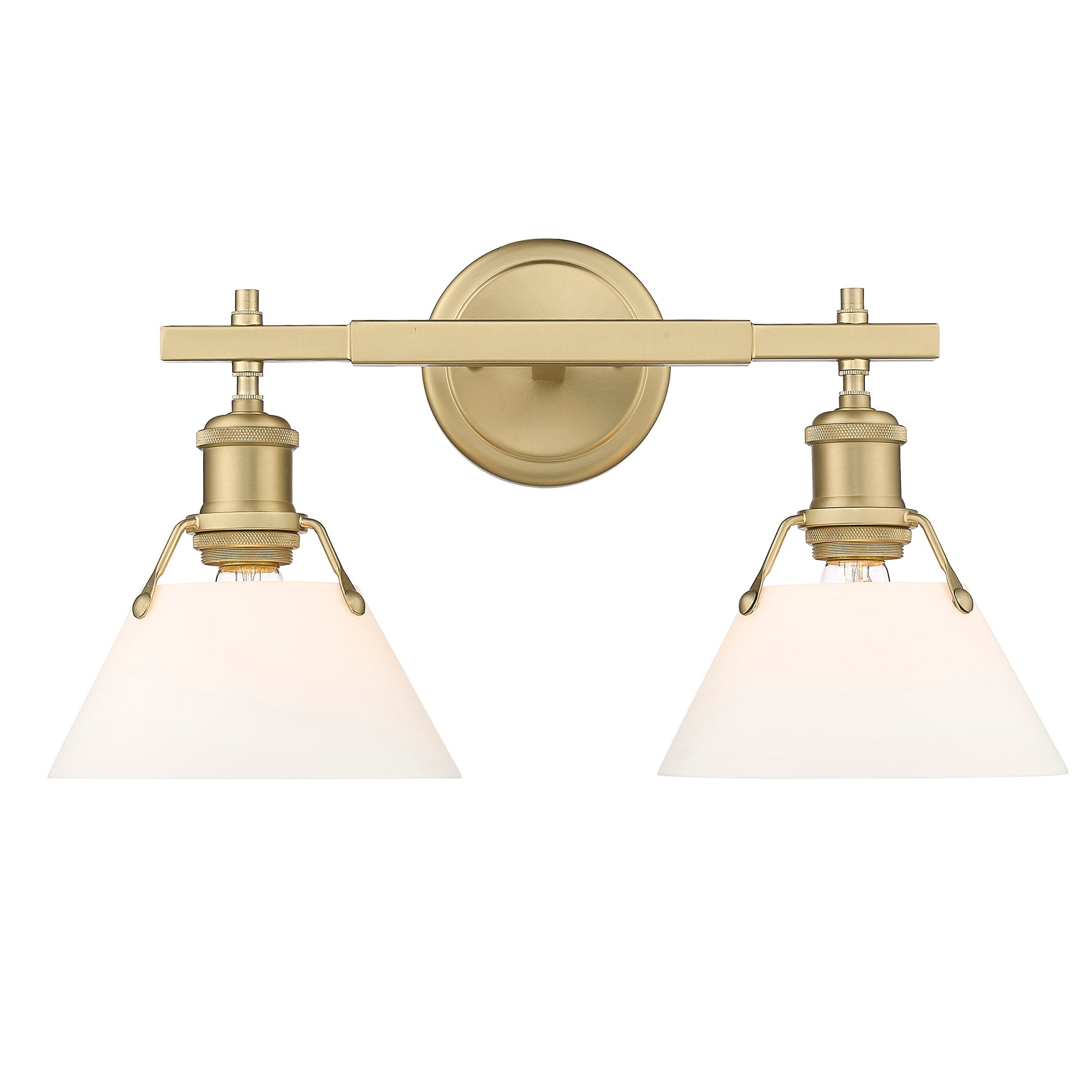 Orwell 2 Light Bath Vanity -  - Golden Lighting