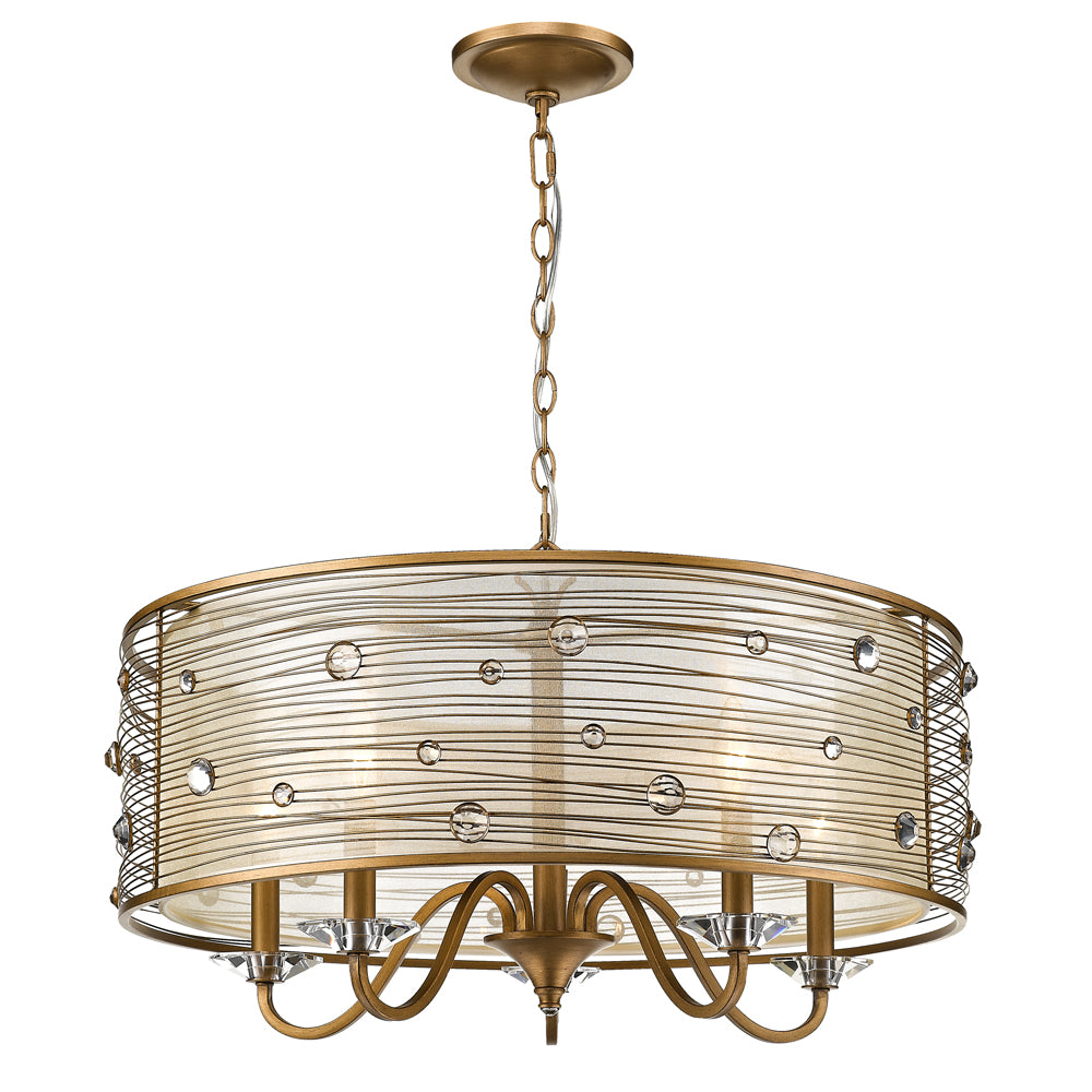 Joia 5 Light Chandelier -  - Golden Lighting