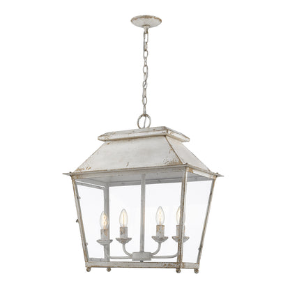 Abingdon 4 Light Pendant Lantern -  - Golden Lighting