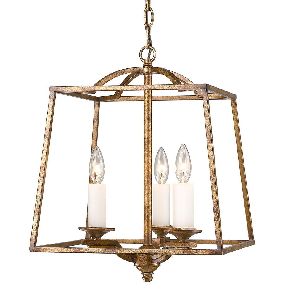 Athena 3 Light Pendant -  - Golden Lighting