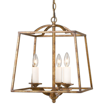 Athena 3 Light Pendant -  - Golden Lighting