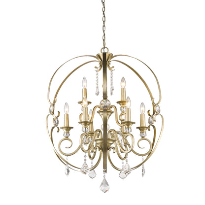 Ella 2 Tier - 9 Light Chandelier -  - Golden Lighting