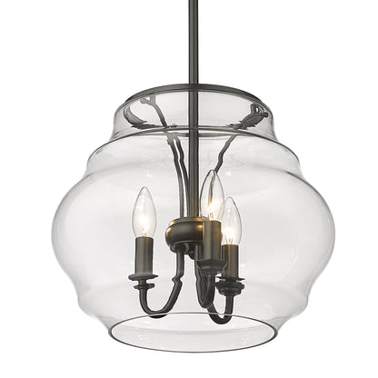 Annette 3 Light Pendant -  - Golden Lighting