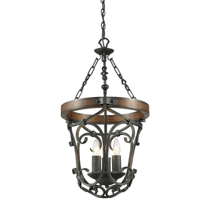 Madera 3 Light Pendant -  - Golden Lighting