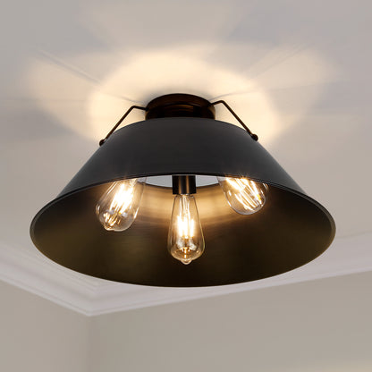 Orwell 3 Light Flush Mount -  - Golden Lighting