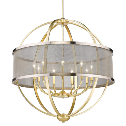 Colson 9 Light Chandelier -  - Golden Lighting