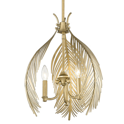 Cay 3 Light Pendant -  - Golden Lighting