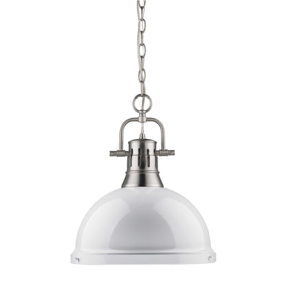 Duncan 1 Light Pendant with Chain -  - Golden Lighting