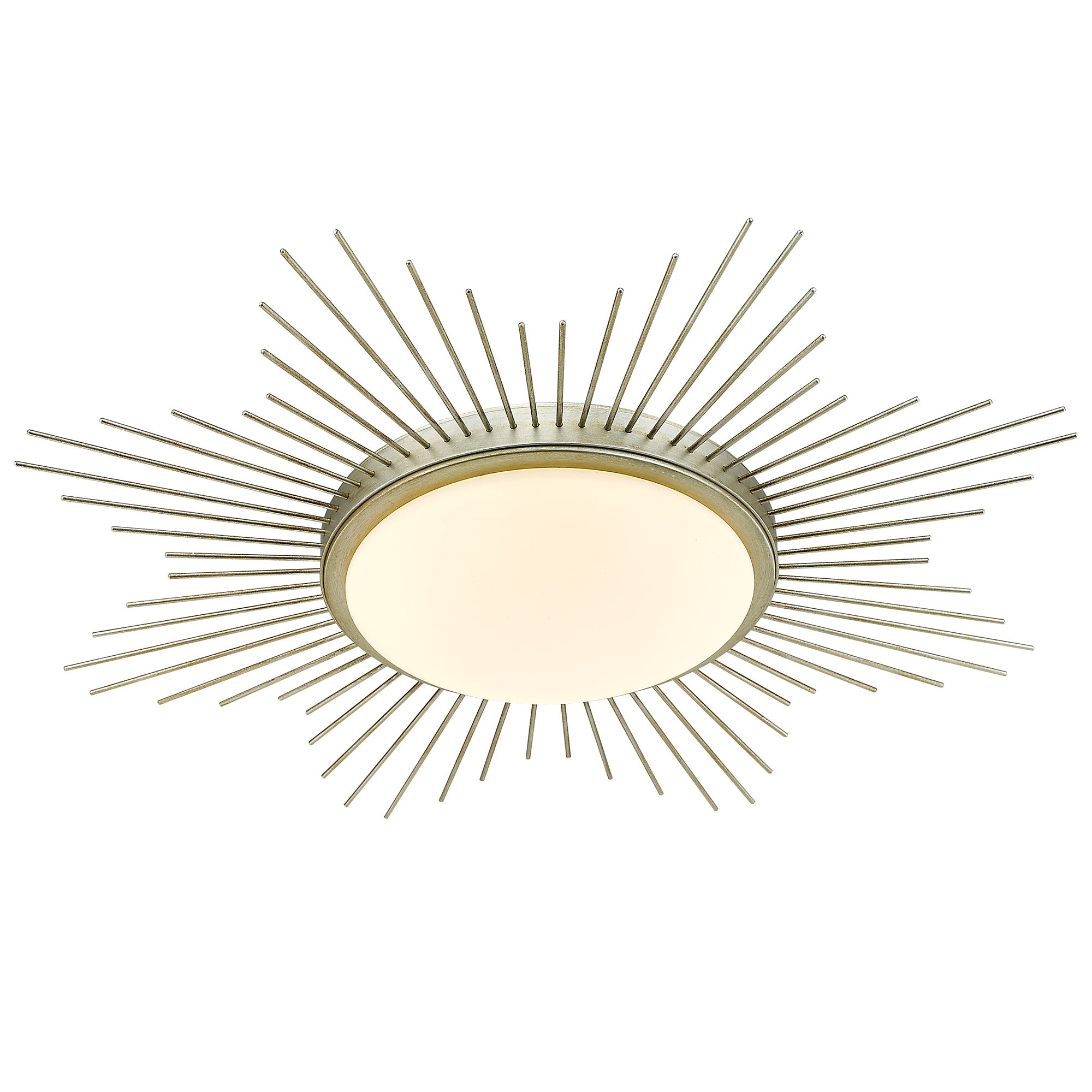 Kieran Flush Mount - White Gold - Golden Lighting