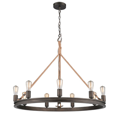 Chatham 9 Light Chandelier -  - Golden Lighting