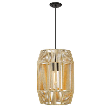 Seabrooke 1 Light Pendant - Outdoor -  - Golden Lighting