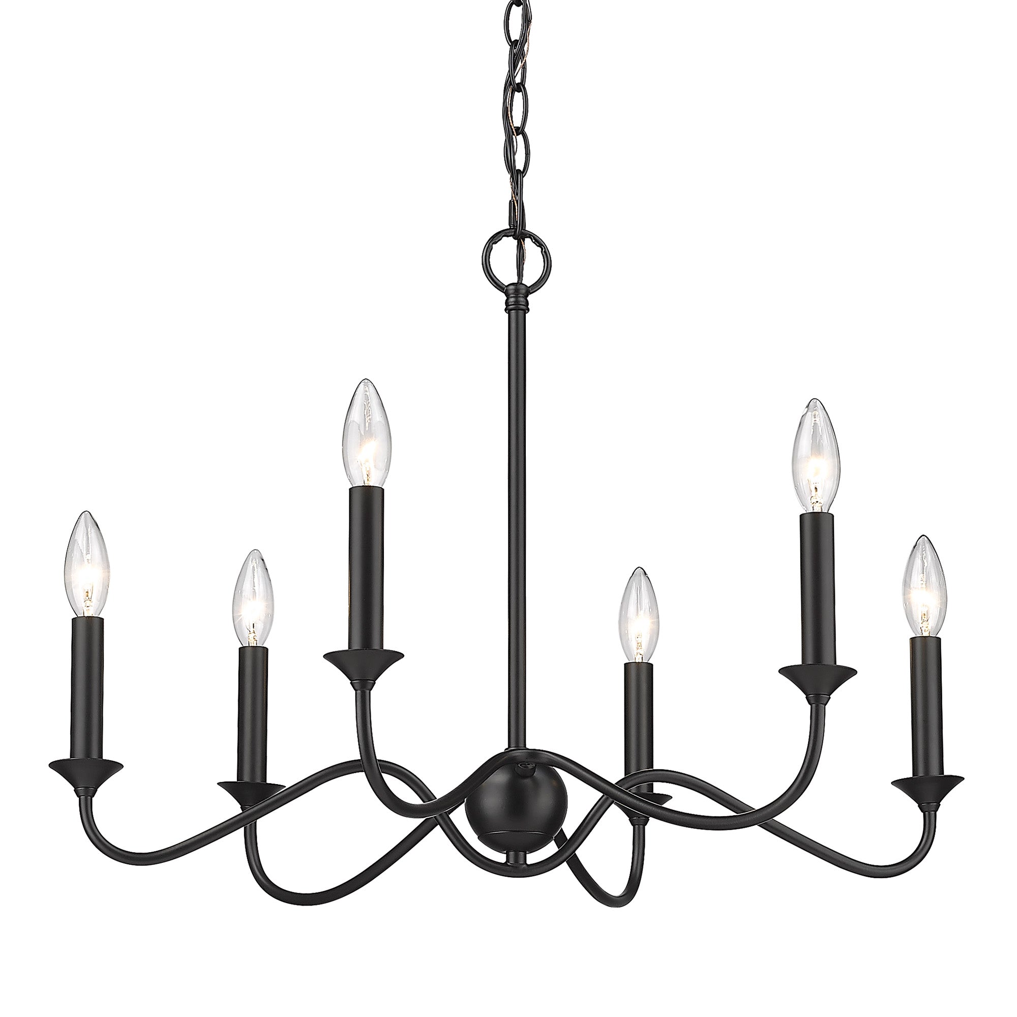 Tierney 6 Light Chandelier -  - Golden Lighting