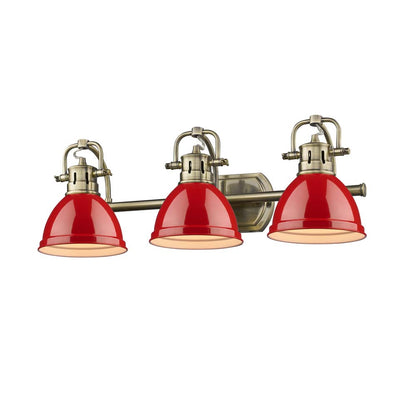 Duncan 3 Light Bath Vanity - Closeout -  - Golden Lighting