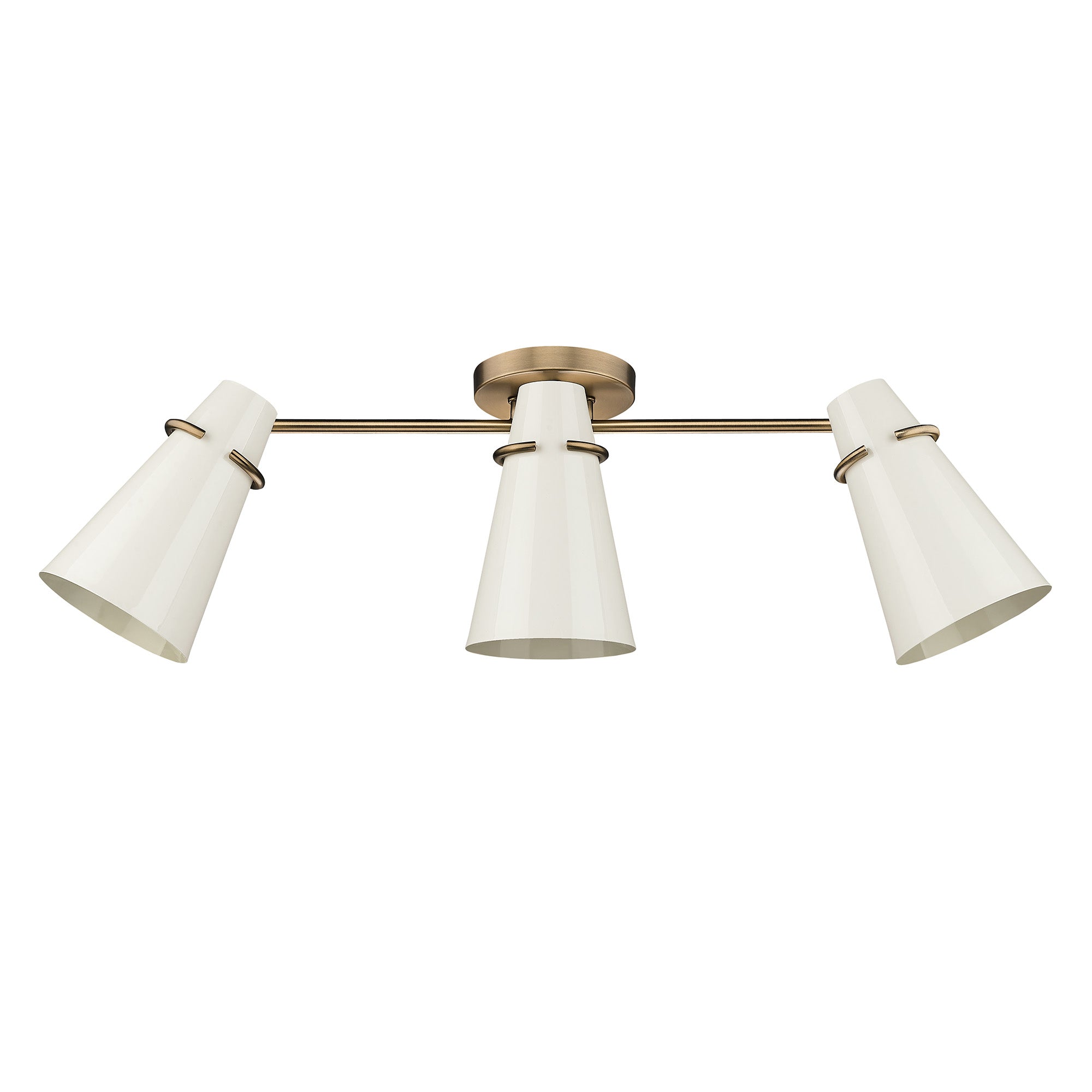 Reeva 3 Light Semi-Flush -  - Golden Lighting