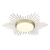 Kieran Flush Mount - 18" - White Gold - Golden Lighting