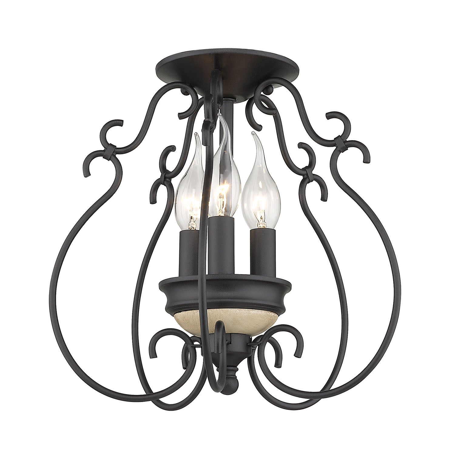 Suzette Semi-Flush - Closeout -  - Golden Lighting