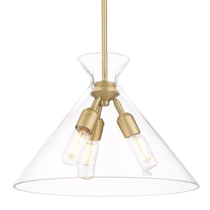 Malta 3 Light Pendant -  - Golden Lighting