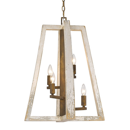 Pilar 4 Light Pendant -  - Golden Lighting