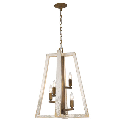 Pilar 4 Light Pendant -  - Golden Lighting