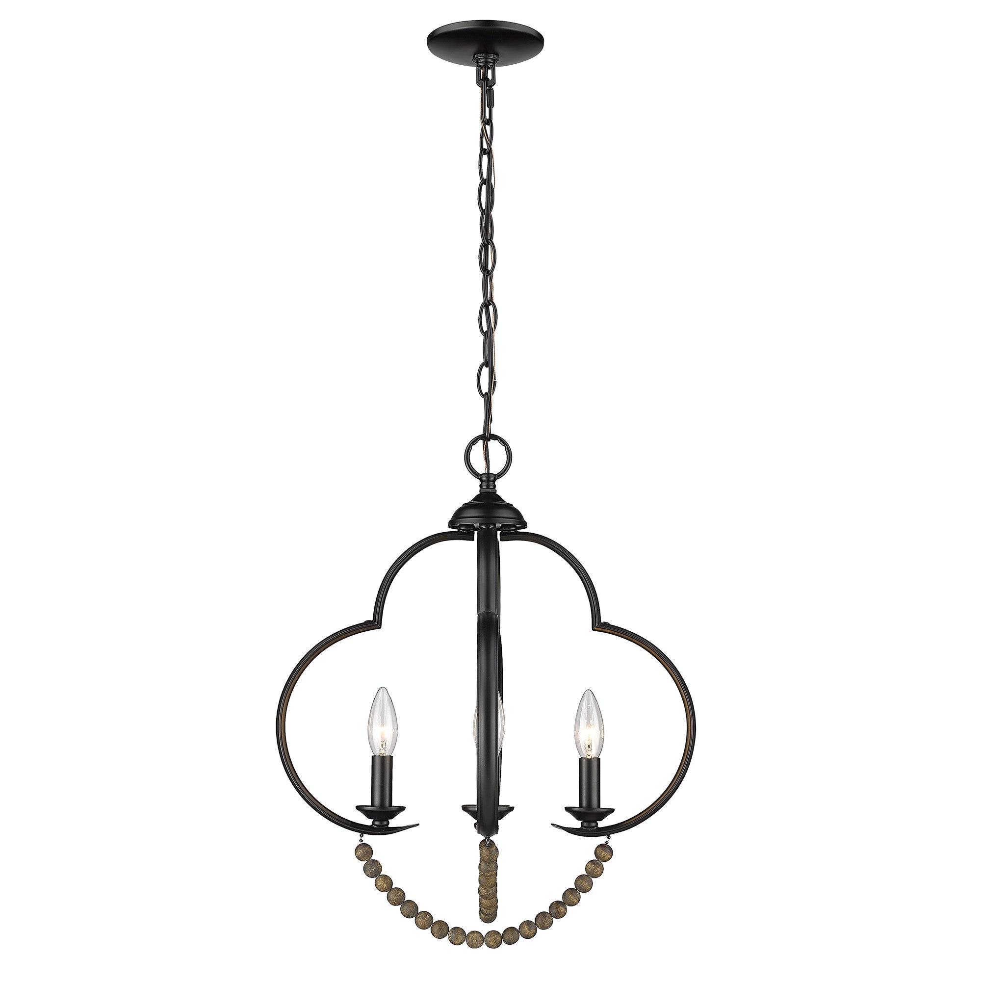 Flori 4 Light Pendant -  - Golden Lighting