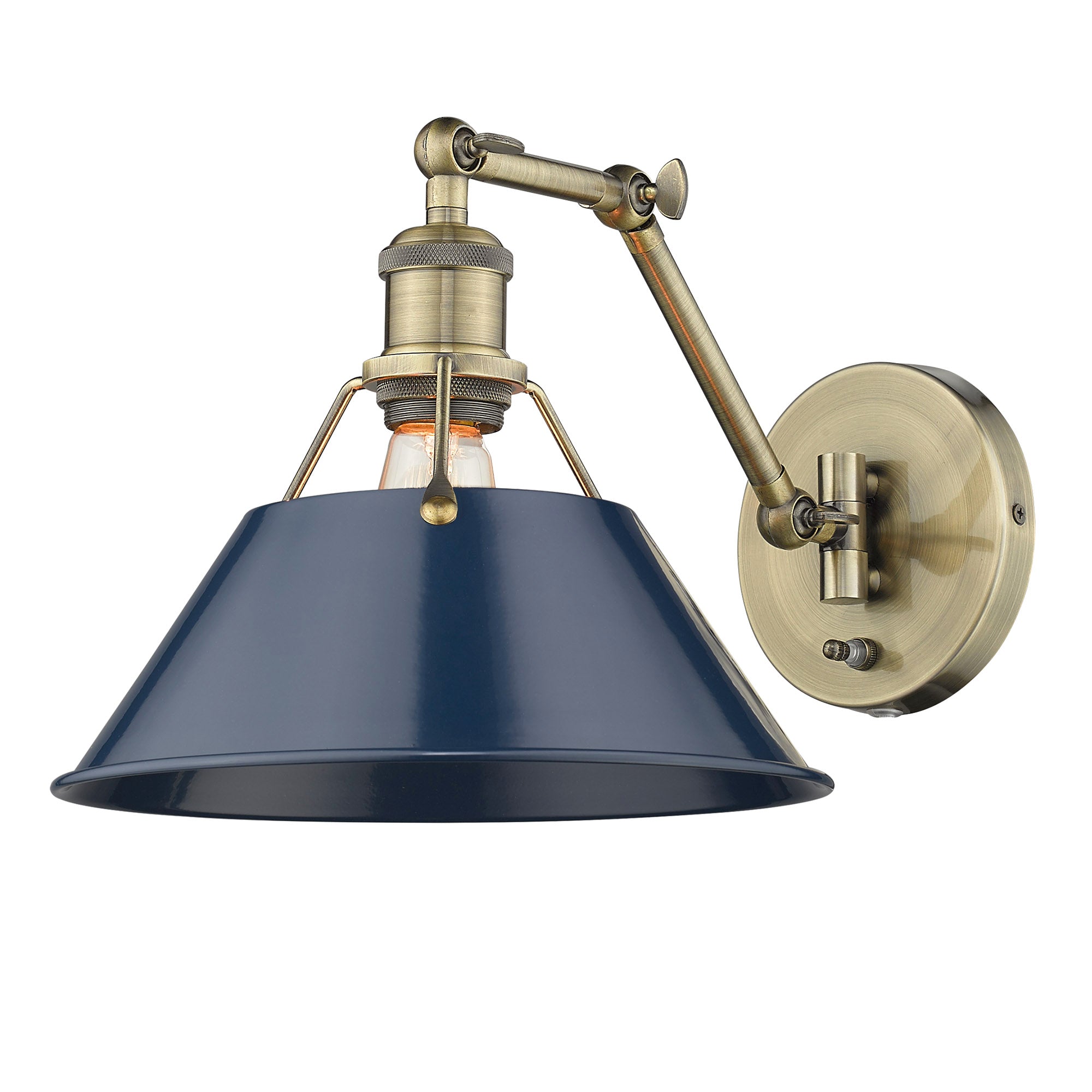 Orwell 1 Light Articulating Wall Sconce -  - Golden Lighting