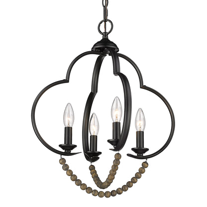 Flori 4 Light Pendant -  - Golden Lighting