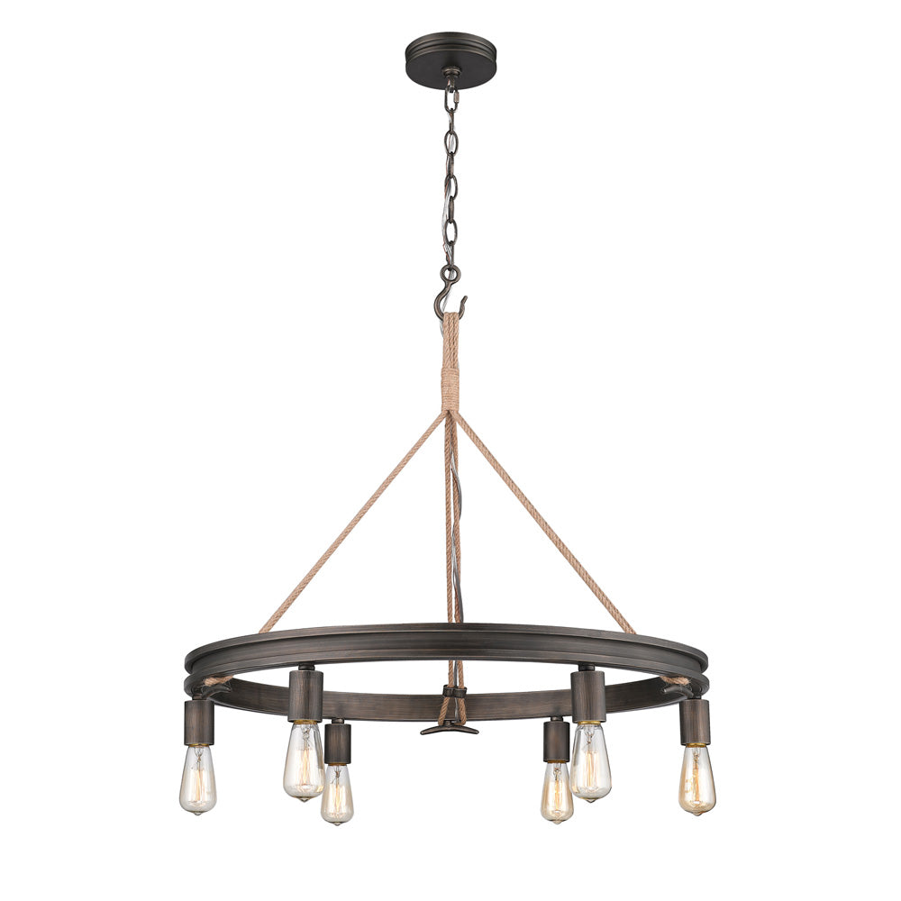 Chatham 6 Light Chandelier -  - Golden Lighting