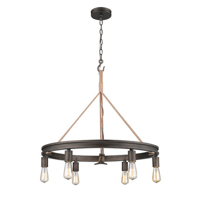 Chatham 6 Light Chandelier -  - Golden Lighting