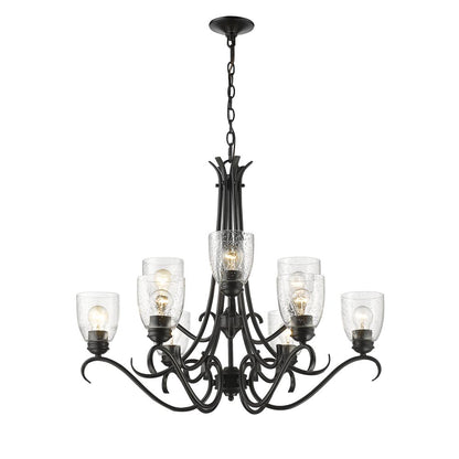 Parrish 9 Light Chandelier -  - Golden Lighting