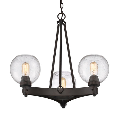 Galveston 3 Light Chandelier -  - Golden Lighting