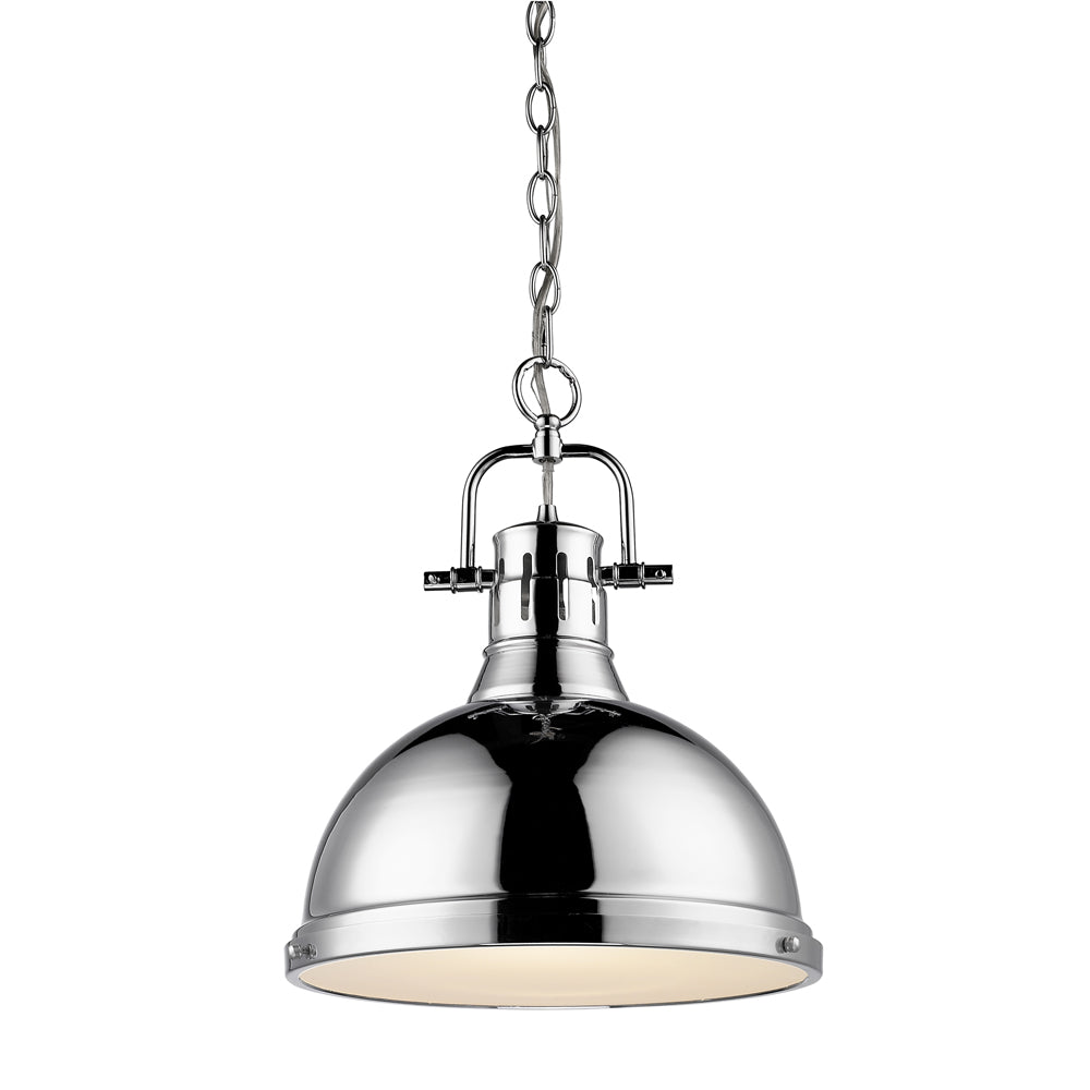 Duncan 1 Light Pendant with Chain -  - Golden Lighting