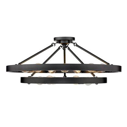 Castile 15 Light Semi-Flush -  - Golden Lighting