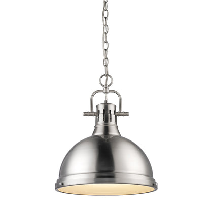 Duncan 1 Light Pendant with Chain -  - Golden Lighting