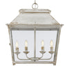 Abingdon 4 Light Pendant Lantern - Antique Ivory - Golden Lighting