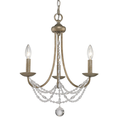 Mirabella 3 Light Mini Chandelier -  - Golden Lighting