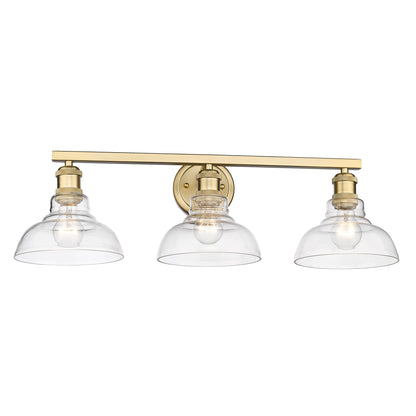 Carver 3 Light Bath Vanity -  - Golden Lighting