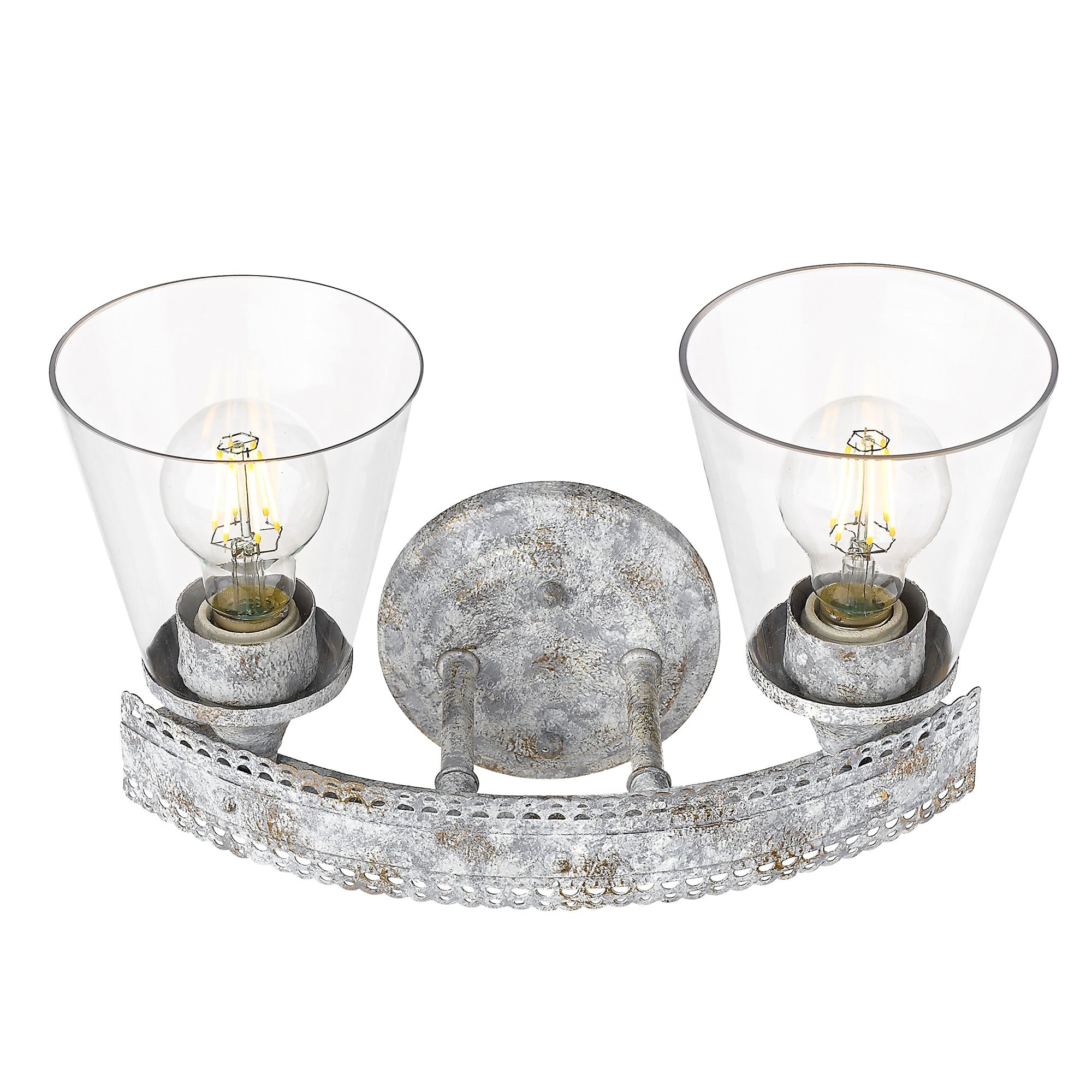 Ferris 2 Light Bath Vanity - Closeout -  - Golden Lighting