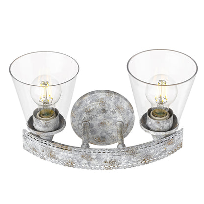 Ferris 2 Light Bath Vanity - Closeout -  - Golden Lighting