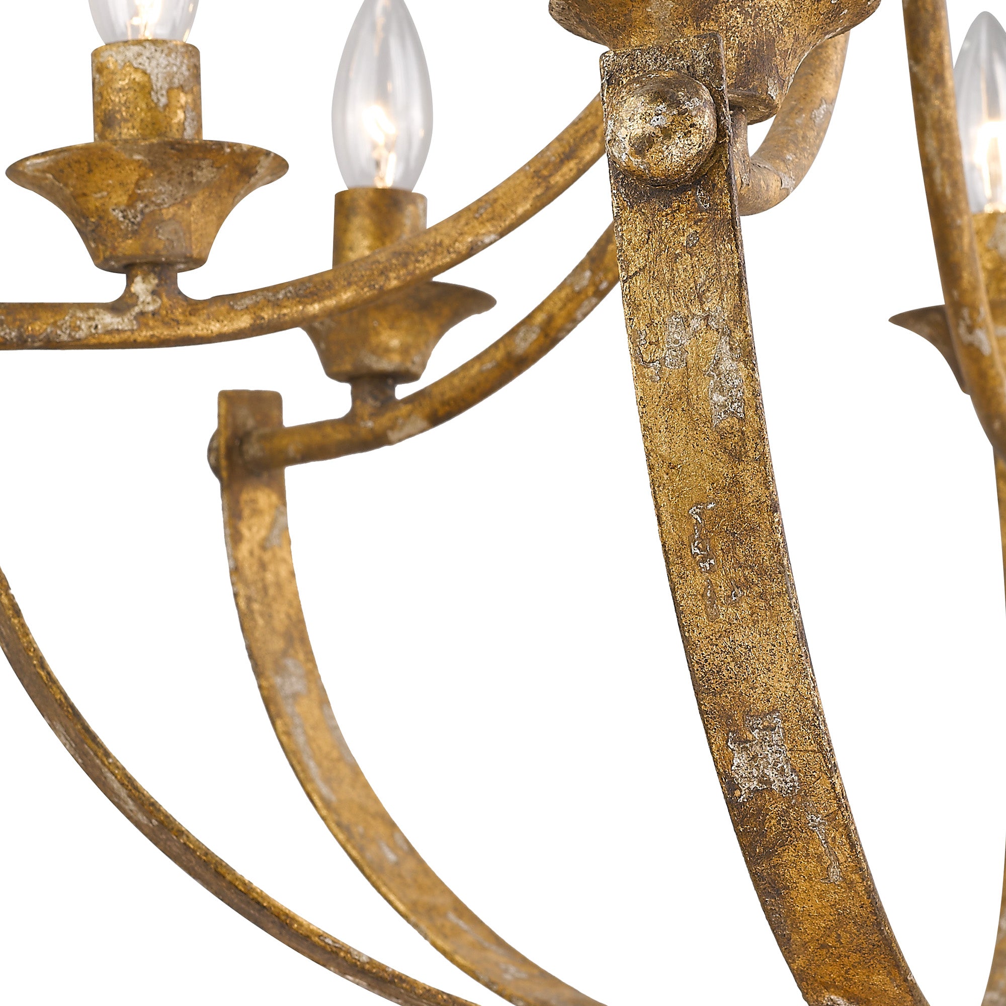 Victoria 6 Light Chandelier -  - Golden Lighting