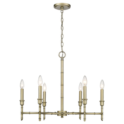 Cambay 6 Light Chandelier -  - Golden Lighting