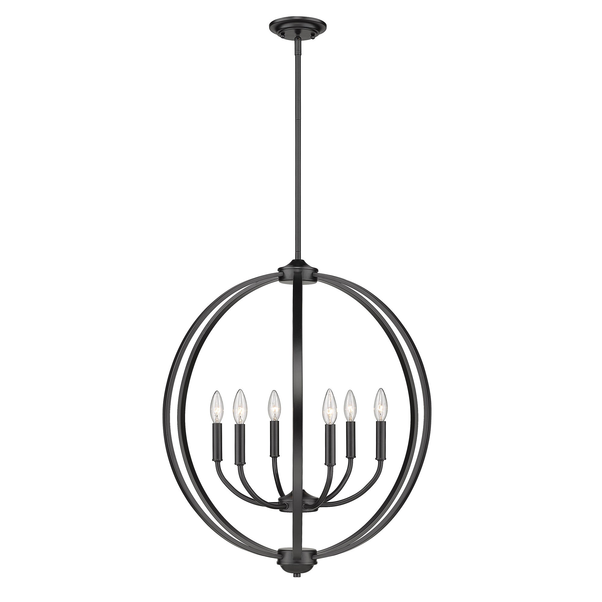 Colson 6 Light Chandelier -  - Golden Lighting