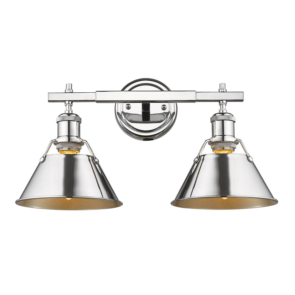 Orwell 2 Light Bath Vanity -  - Golden Lighting