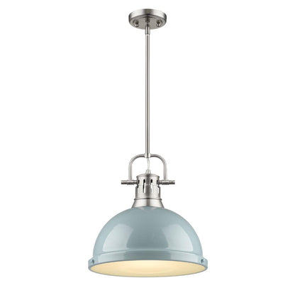 Duncan 1 Light Pendant with Rod -  - Golden Lighting