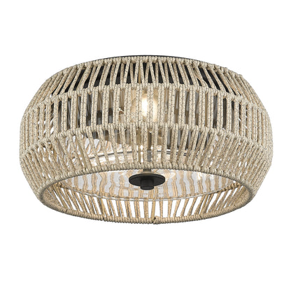 Seabrooke Flush Mount - Outdoor -  - Golden Lighting