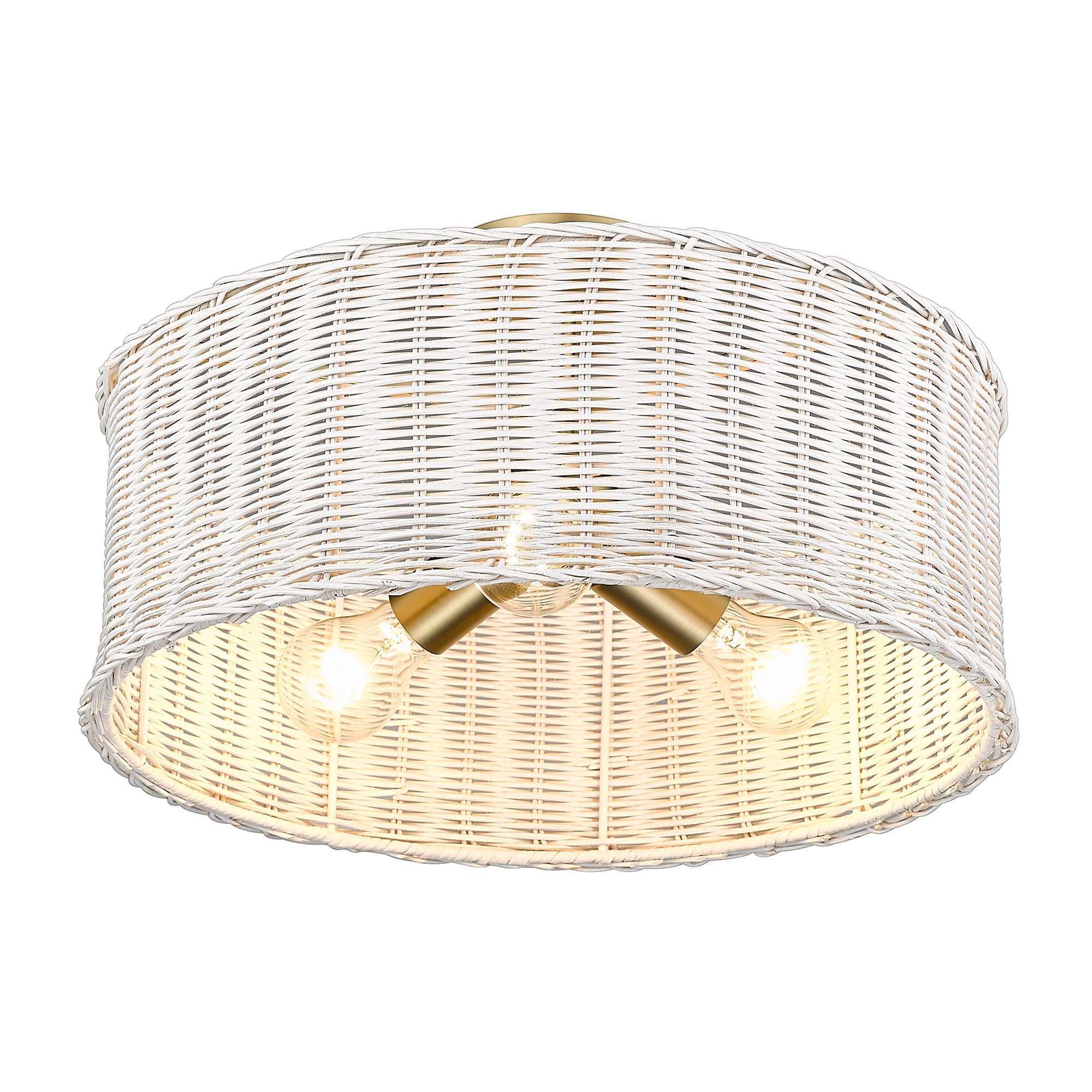 Erma 3 Light Semi-Flush -  - Golden Lighting