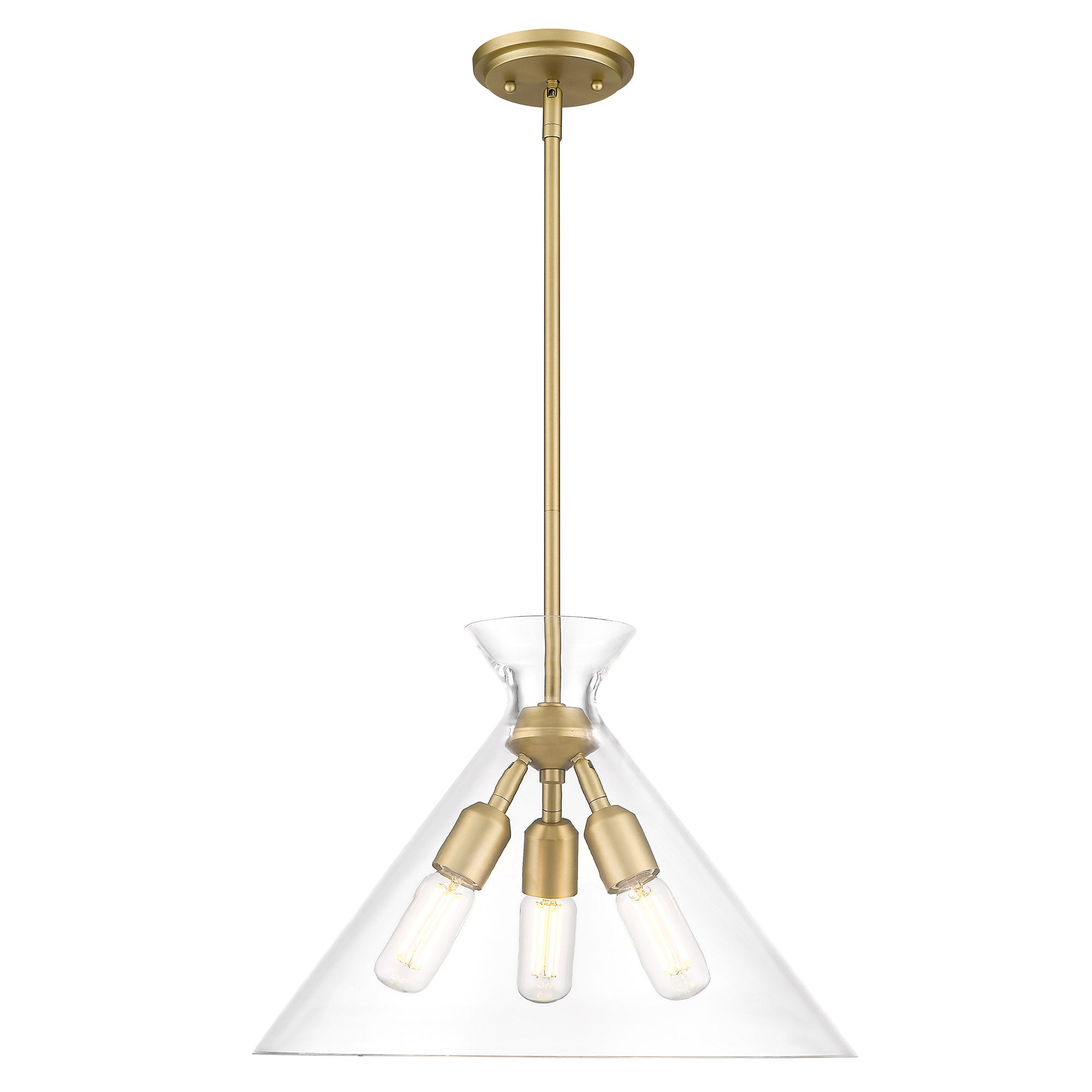 Malta 3 Light Pendant -  - Golden Lighting